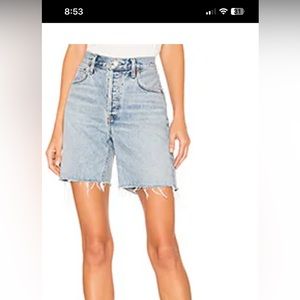 AGOLDE RUMI denim short in renewal